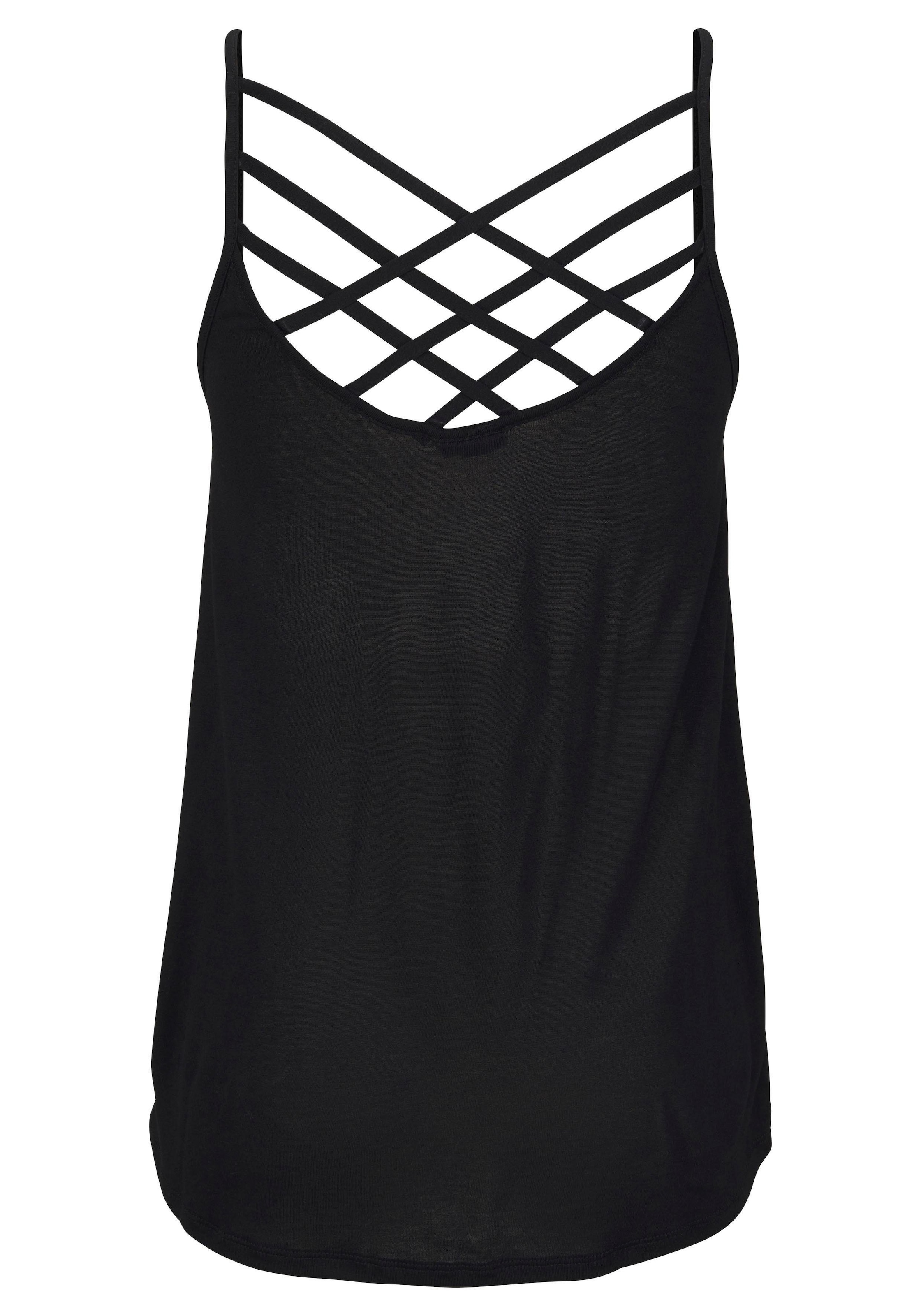 Haut &#x27;Tiffy&#x27; LASCANA en noir