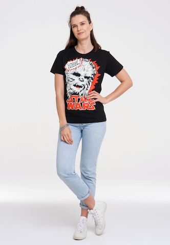 LOGOSHIRT Shirt 'Star Wars - Chewbacca' in Gemengde kleuren