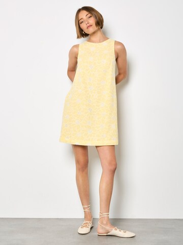 Apricot Dress in Yellow
