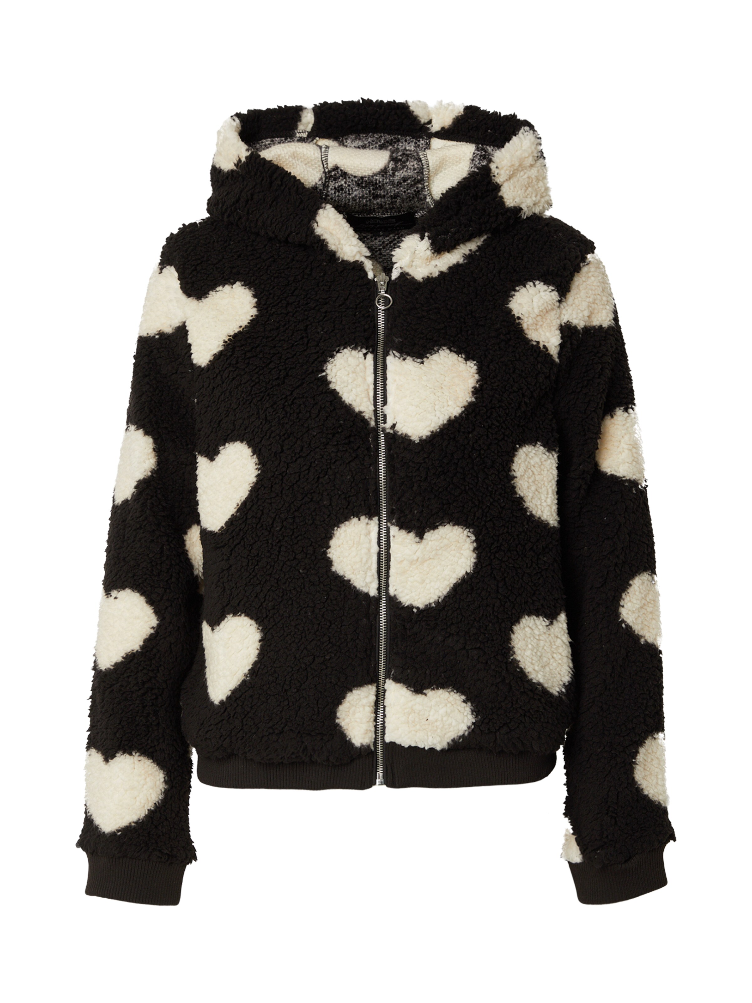 Hailys Fleece Jacket 'Ti44nna' in Black: front