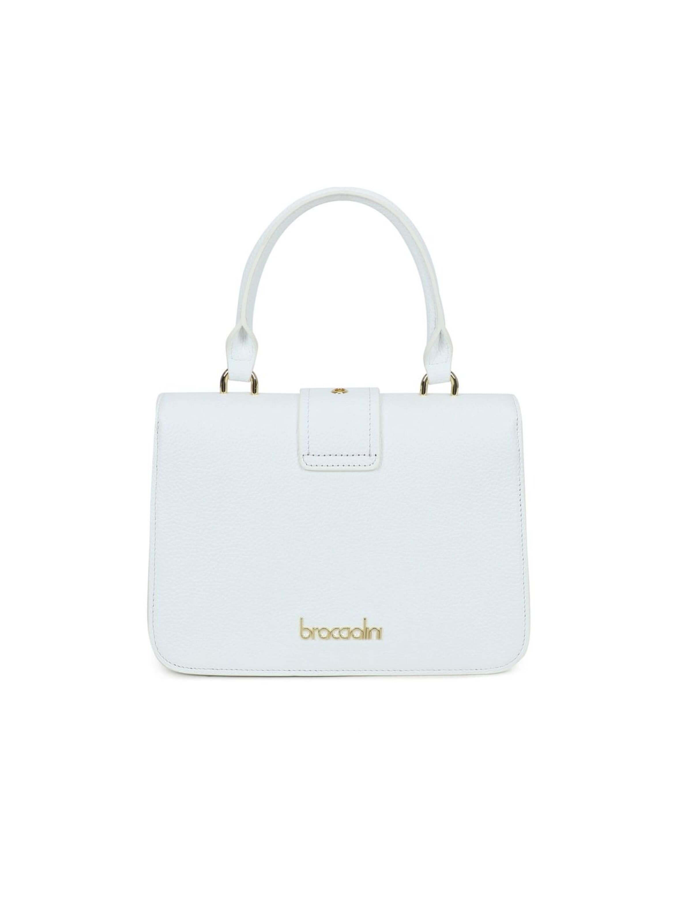 Braccialini - Bolso de mano 'Baroque' en blanco