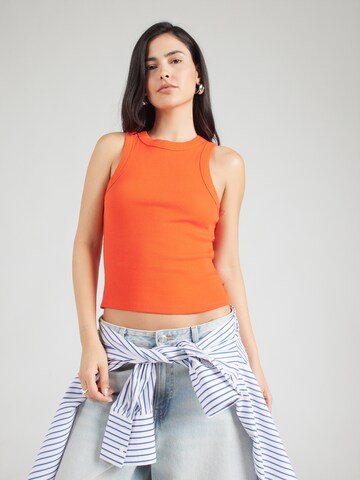 TOPSHOP Top in Orange: front