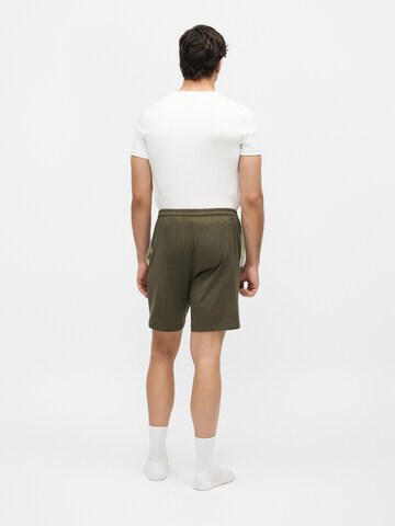 BOSS Панталон пижама 'Mix&Match' в зелено