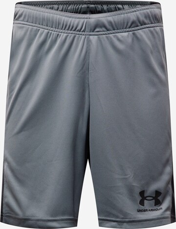 UNDER ARMOUR Sportbroek 'Challenger' in Grijs: voorkant