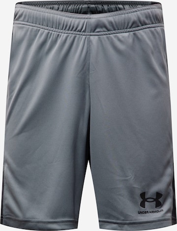 UNDER ARMOUR Sports trousers 'Challenger' in Grey: front