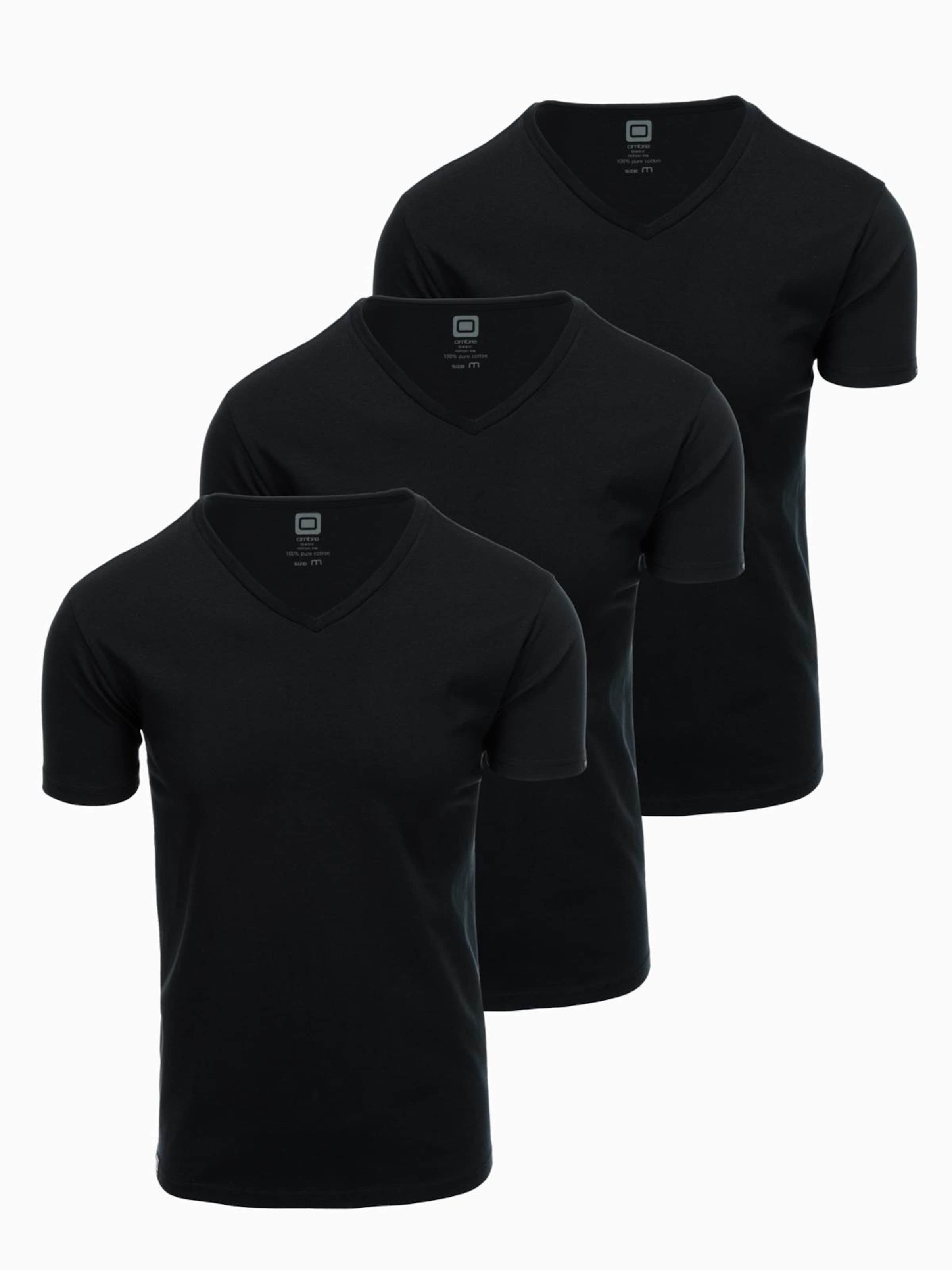 Ombre Shirt in Black: front