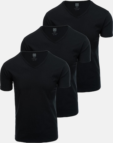 T-Shirt Ombre en noir : devant