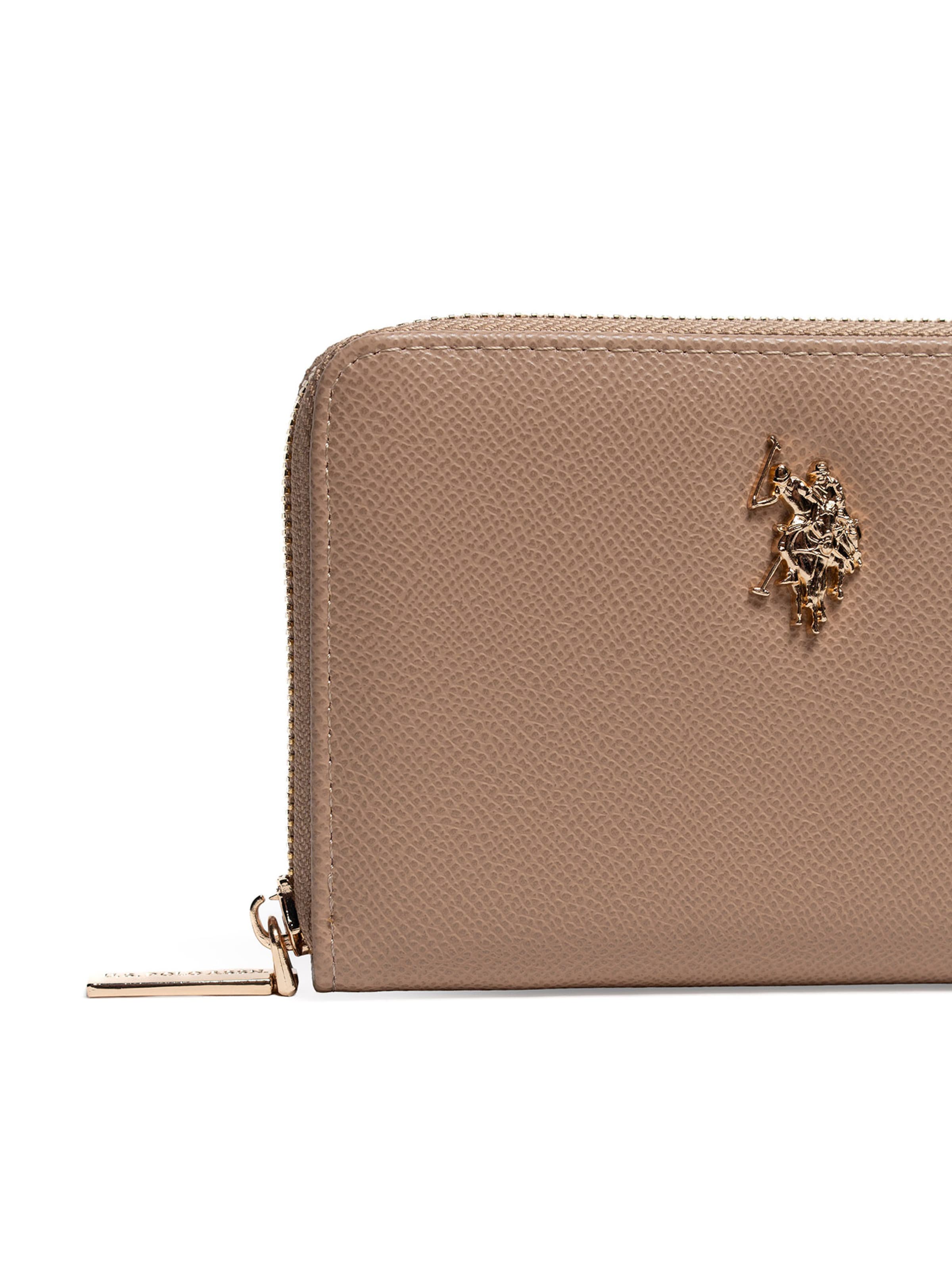 Portamonete di U.S. POLO ASSN. in beige