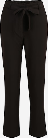 Pieces Petite Slimfit Broek 'PCBOSELLA' in Zwart: voorkant