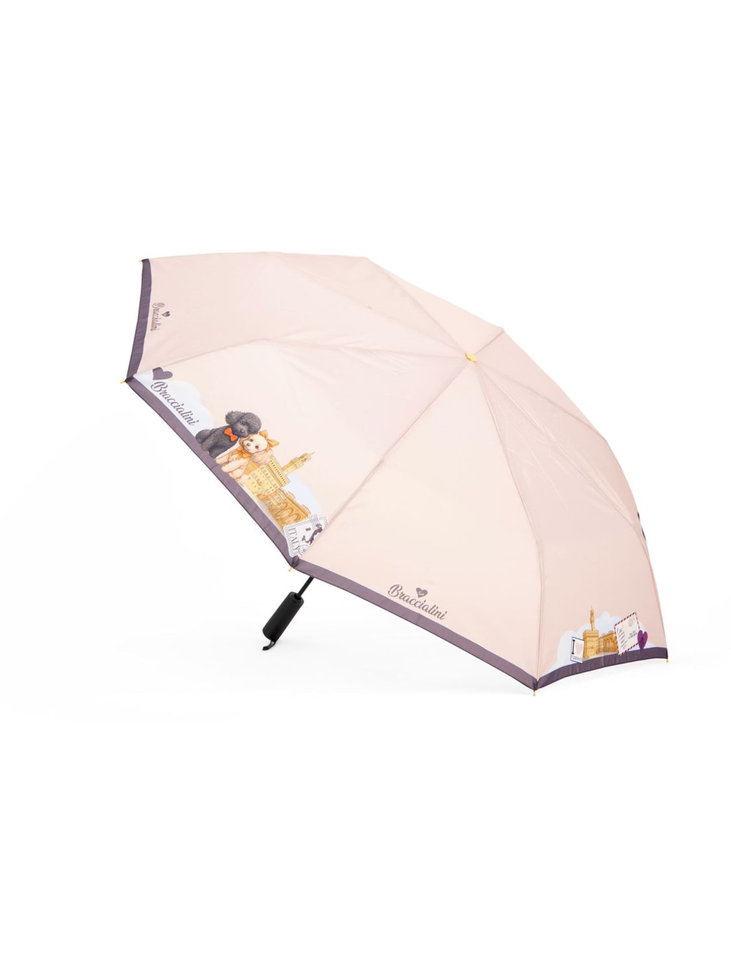 Parapluie 'Cartoline' Braccialini en mélange de couleurs