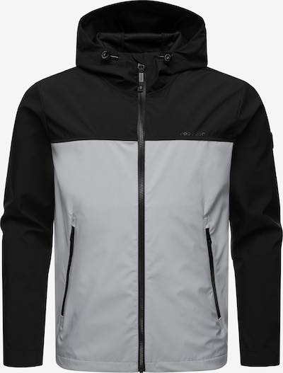 Ragwear Funkcionāla jaka, krāsa - gaiši pelēks / melns, Preces skats