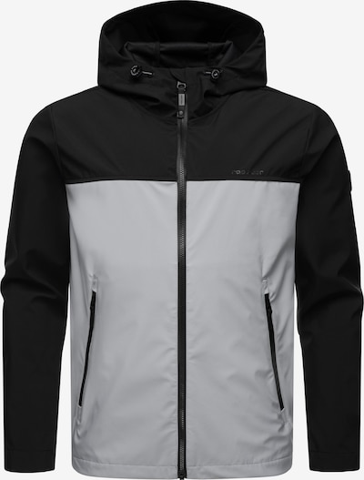 Ragwear Toiminnallinen takki koossa S värissä vaaleanharmaa / musta, Tuotenäkymä