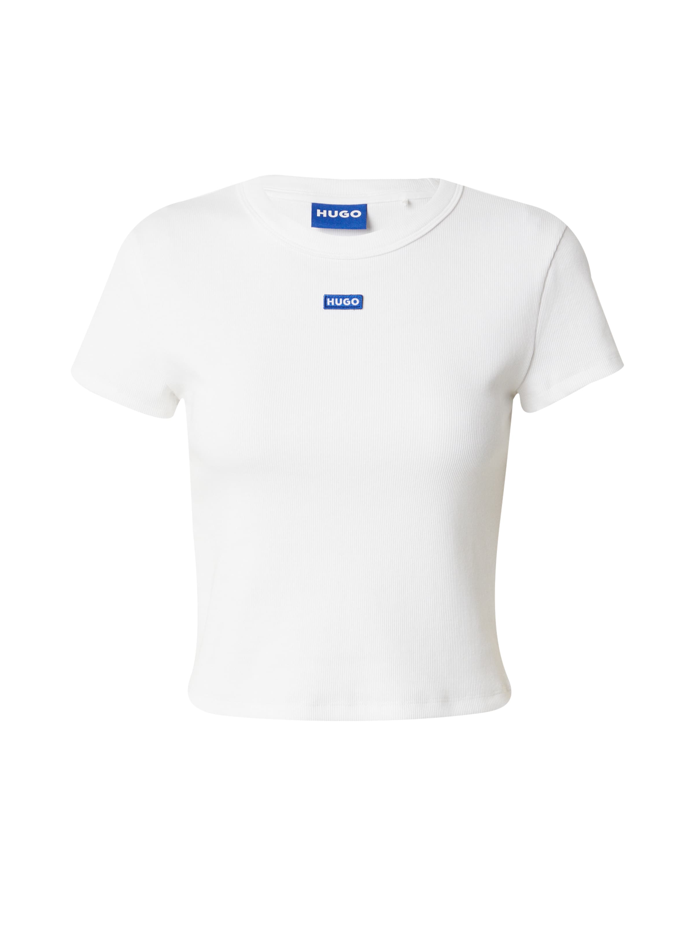 HUGO Shirt in Wit: voorkant