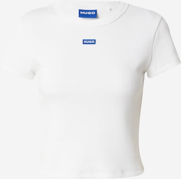 T-shirt 'Baby' HUGO Blue en blanc : devant