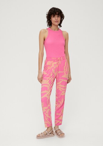 s.Oliver Tapered Hose in Pink