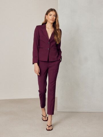 Next Slimfit Pantalon 'Tailored' in Rood