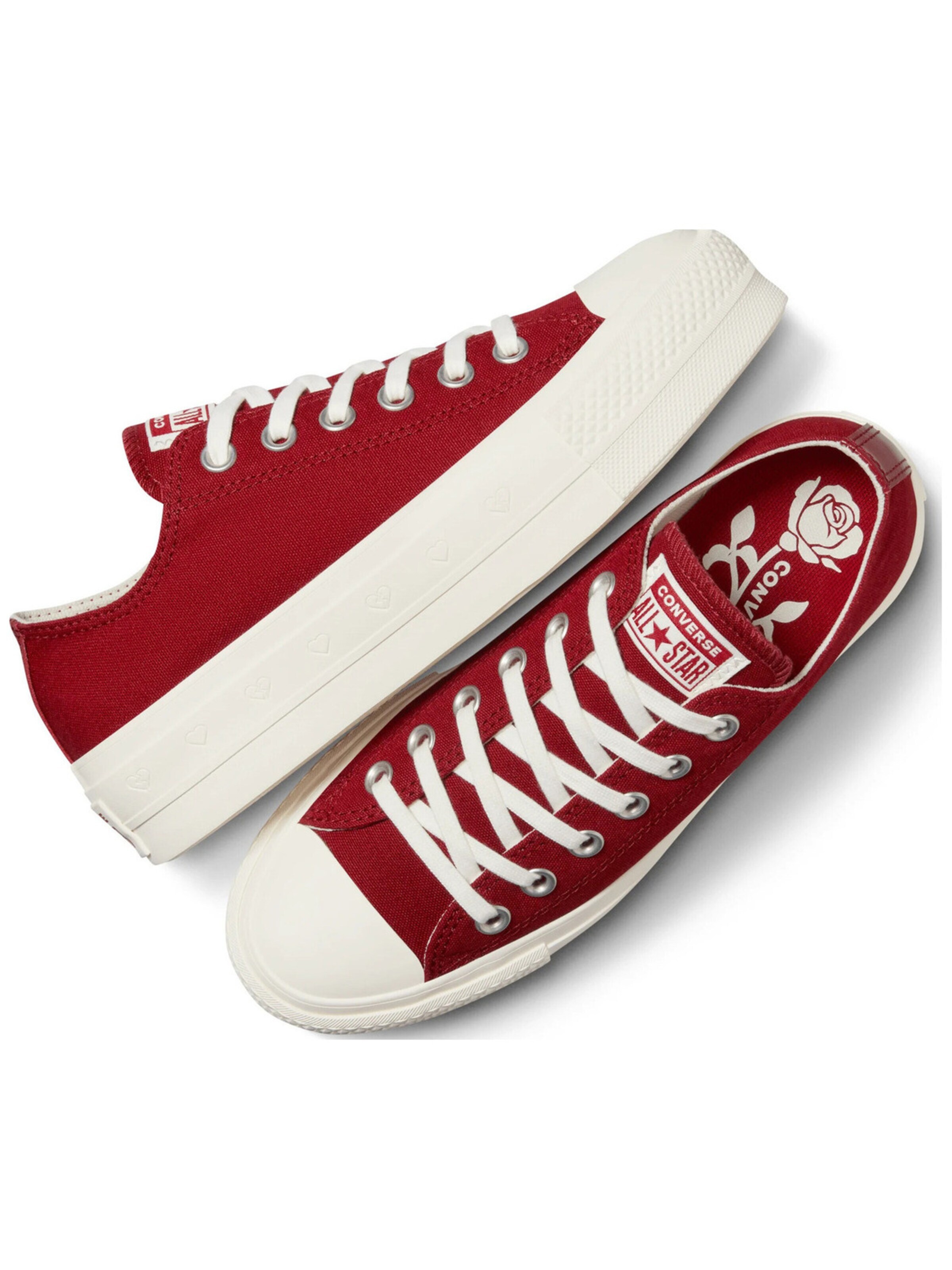 Sneaker bassa 'Converse Chuck Taylor As Lift' di CONVERSE in rosso