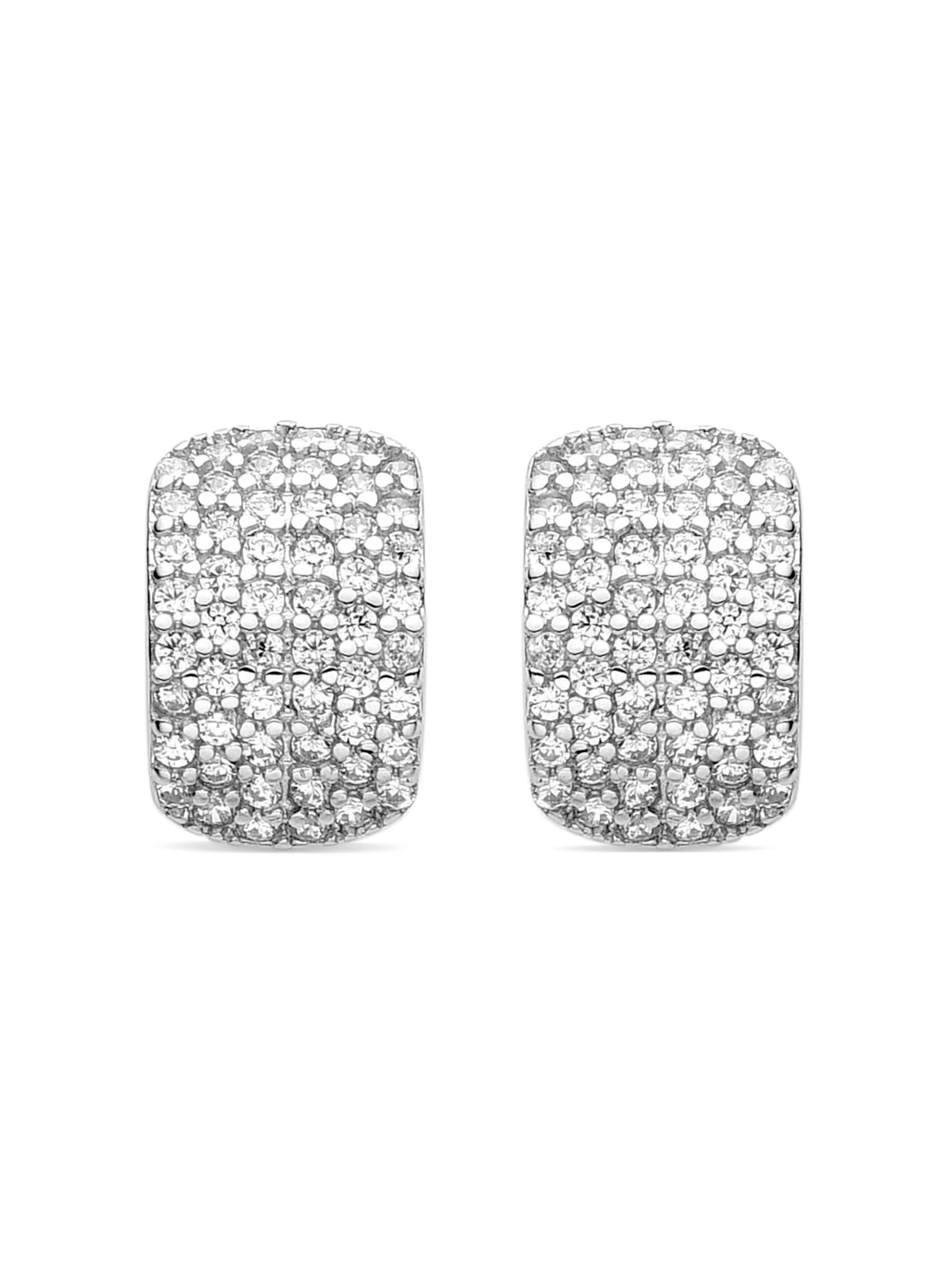 Luxenter - Pendientes 'Hausun' en blanco: frente