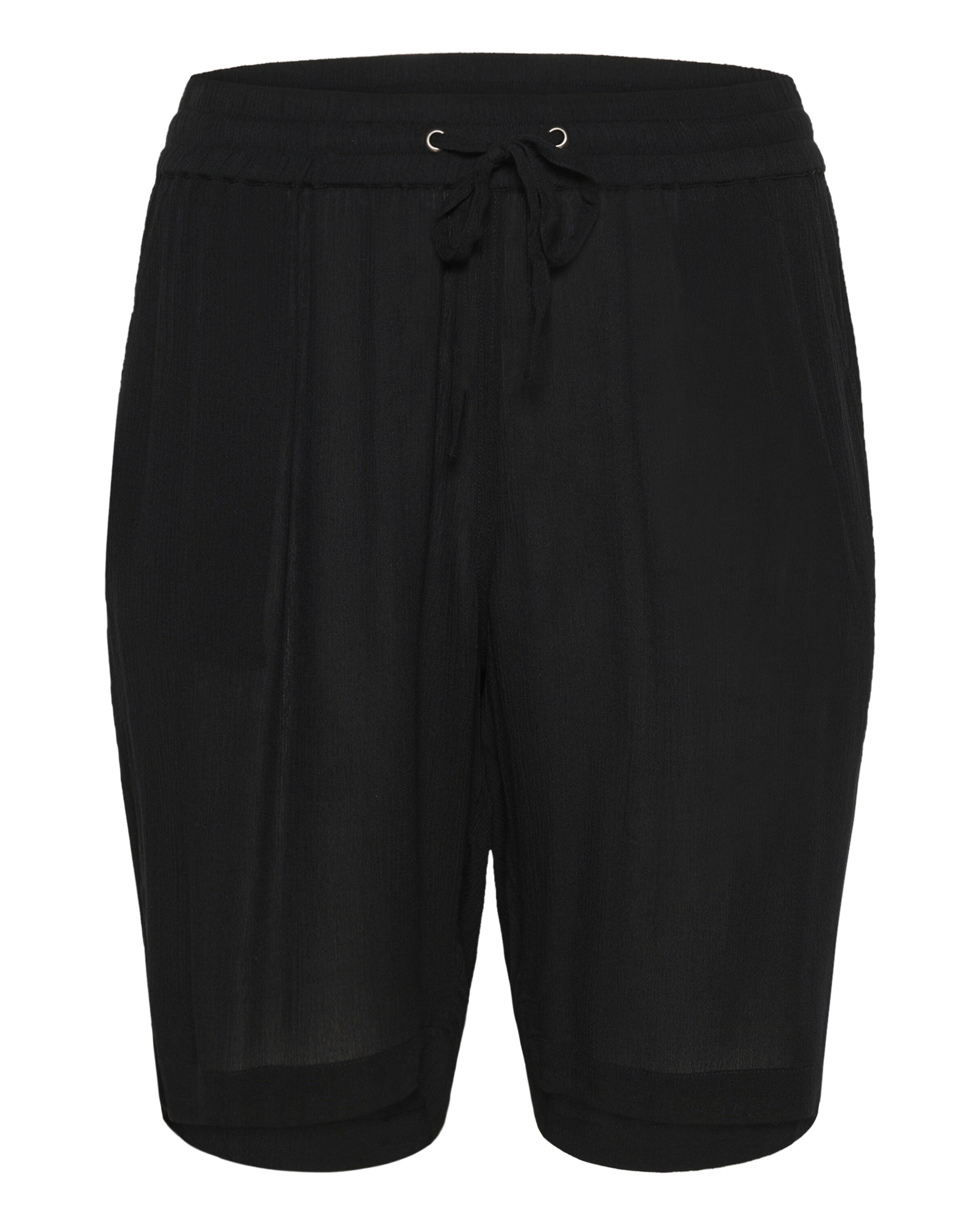 KAFFE CURVE - Loosefit Calças 'KCJulia' em preto: frente