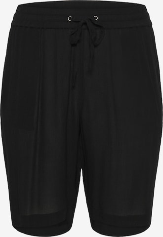 KAFFE CURVE - Loosefit Calças 'KCJulia' em preto: frente