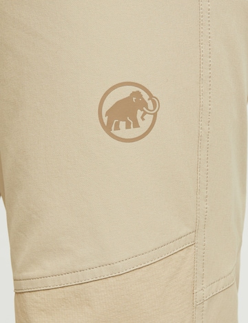 MAMMUT Regular Outdoor Pants in Brown