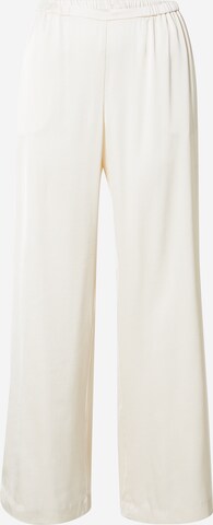 Wide Leg Pantalon 'Harper' WEEKDAY en blanc : devant