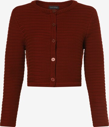 Franco Callegari Knit Cardigan in Brown: front