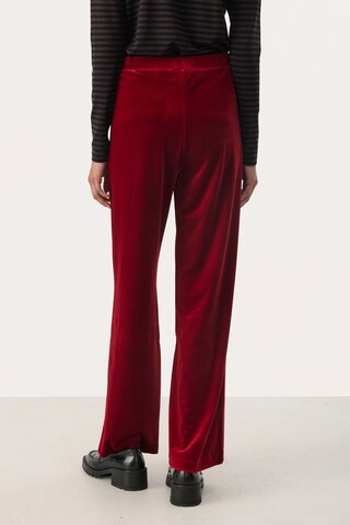 Part Two Slim fit Trousers 'Dorella' in Red