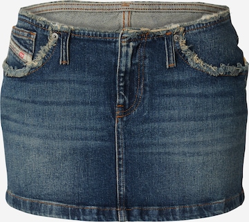 DIESEL Rok 'RON' in Blauw: voorkant