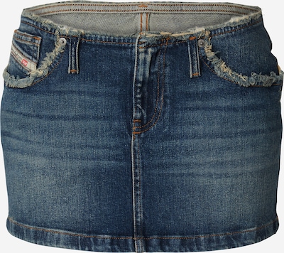 DIESEL Rok 'RON' in de kleur Blauw denim, Productweergave