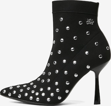 Karl LagerfeldČizmice 'Pandara'' - crna boja: prednji dio