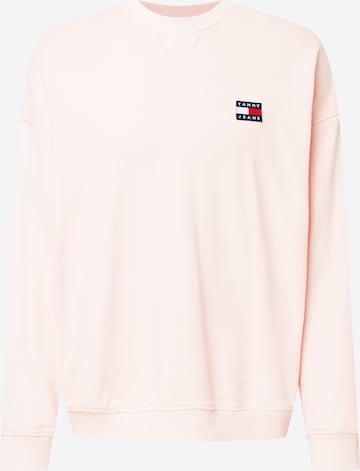 Tommy Jeans Sweatshirt in Roze: voorkant
