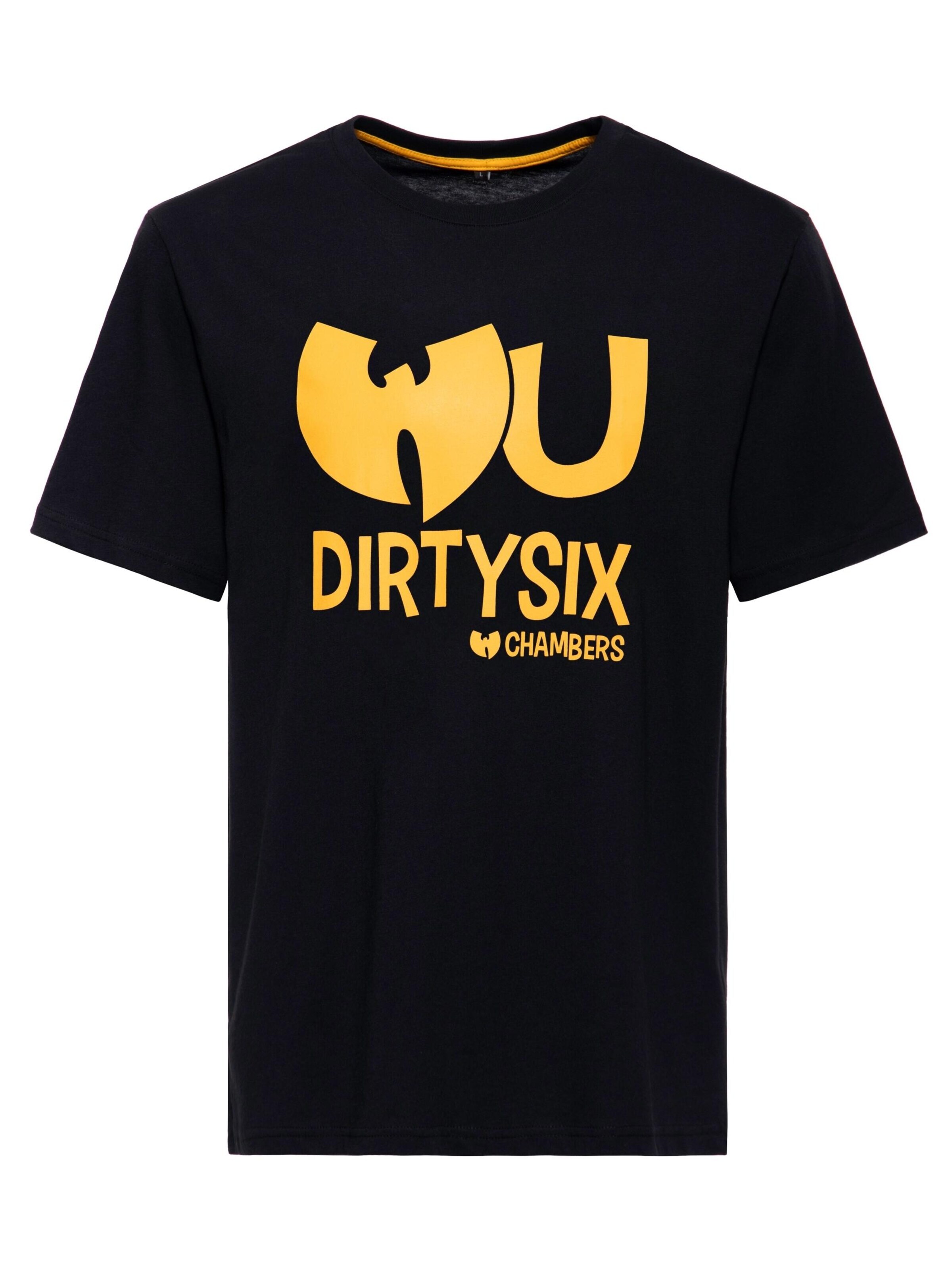 WU Wear Shirt 'DirtySix Chambers' in Black: front
