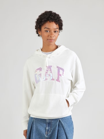 GAP - Sweatshirt 'HERITAGE' em branco: frente