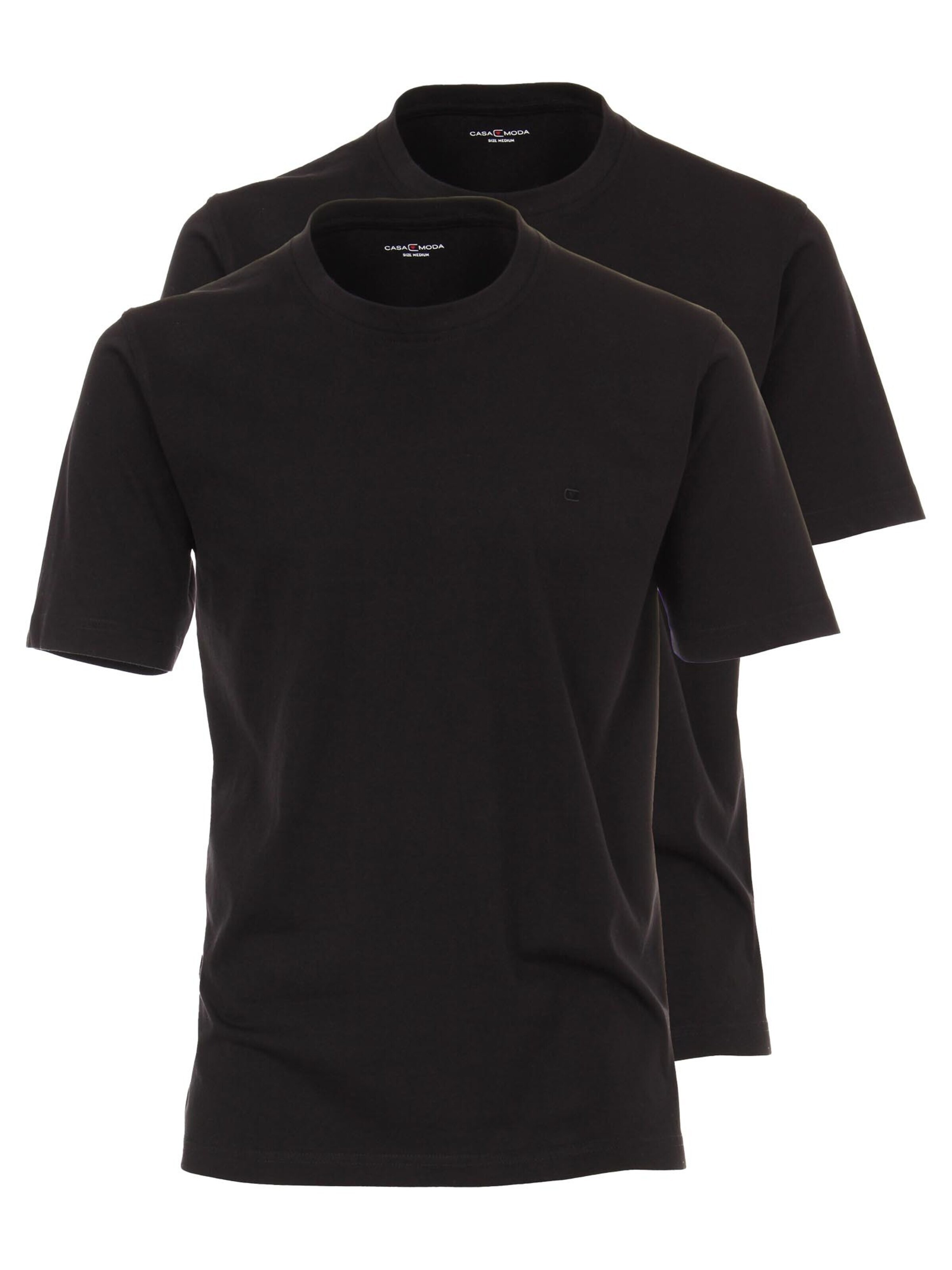 CASAMODA Shirt 'Basic'‌‌ in Schwarz: Vorderseite