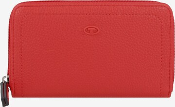 TOM TAILOR Wallet 'Ela' in Red: front