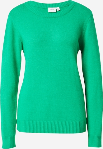 VILA Sweater 'Ril' in Green: front