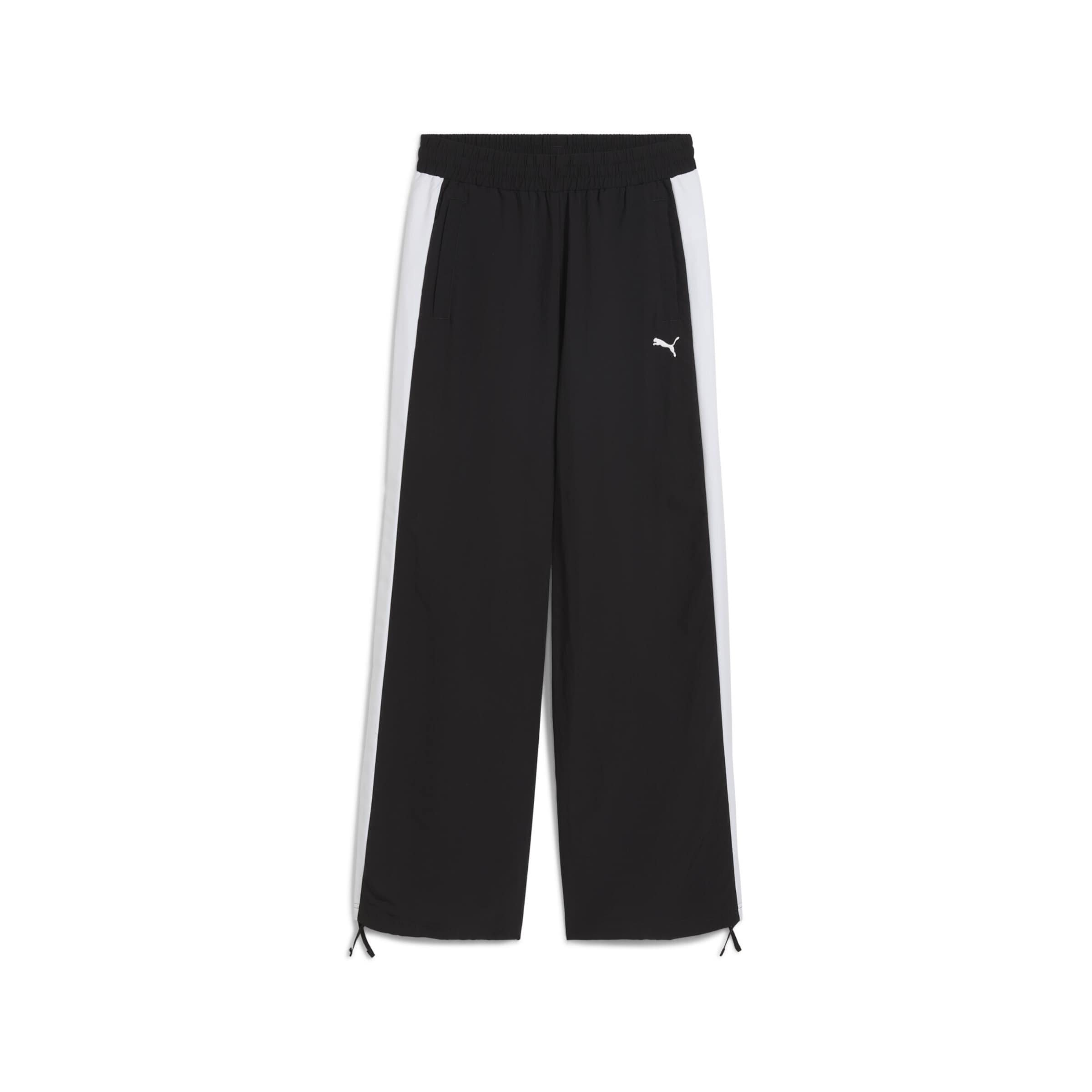 PUMA Pants 'T7' in Black / White, Item view