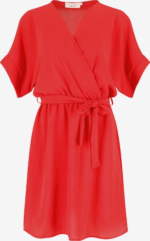 LolaLiza Obleka | rdeča barva: sprednja stran