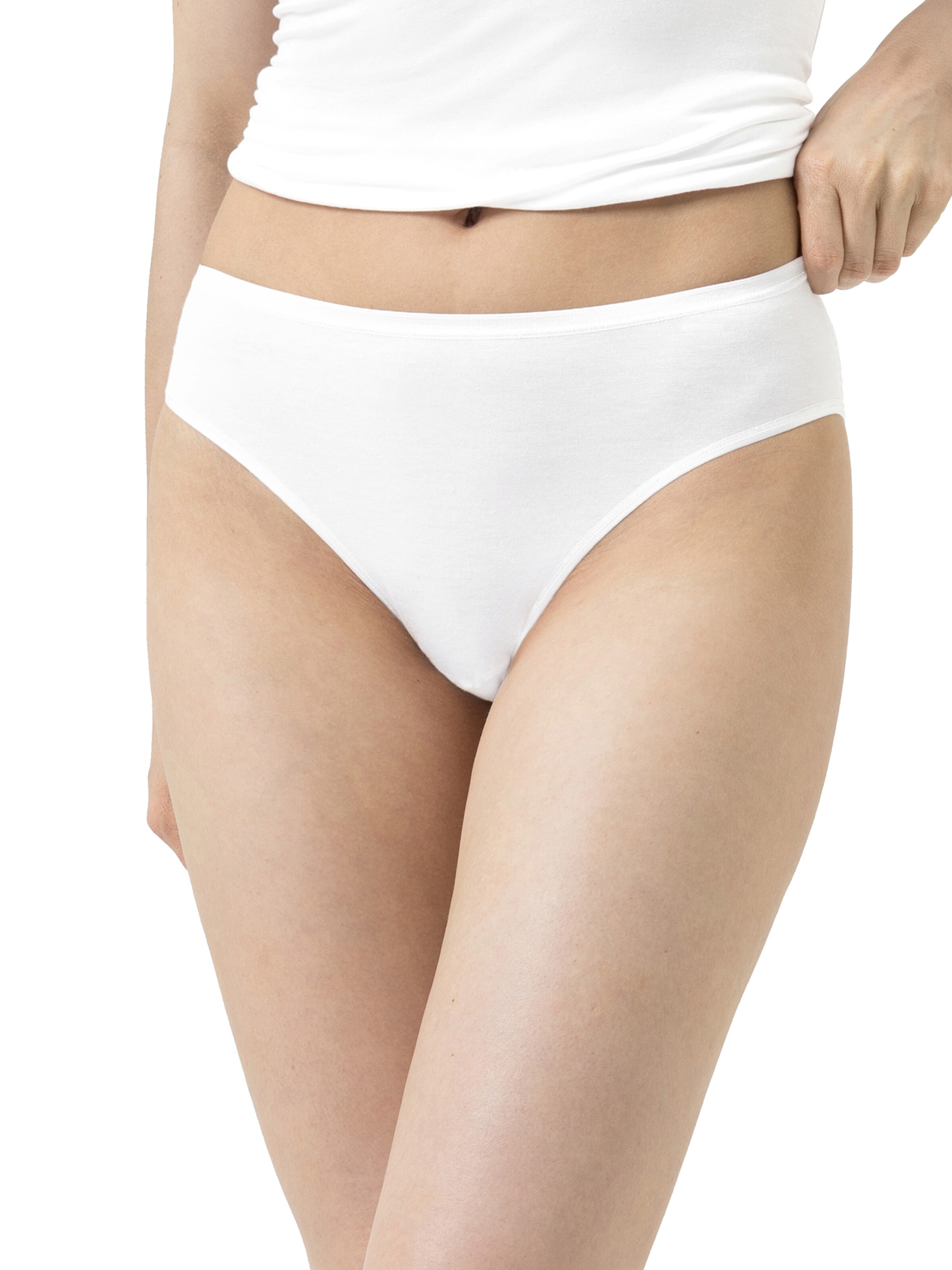 Mey Slip 'Modal Pure' in Wit: voorkant