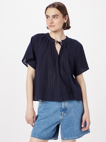 ESPRIT - Blusa en azul: frente