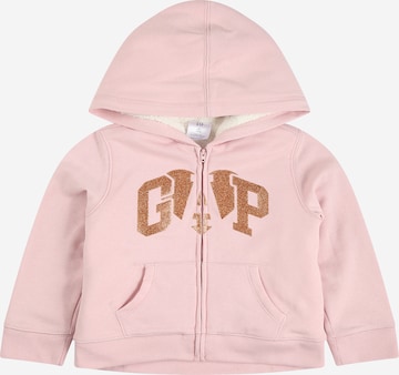 GAP Sweatvest in Roze: voorkant