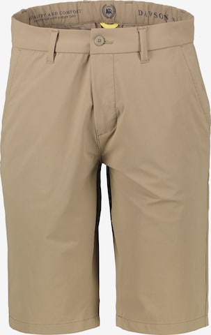 LERROS Sportliche Chino-Shorts aus flexiblem Nylon-Mix in Beige: Vorderseite