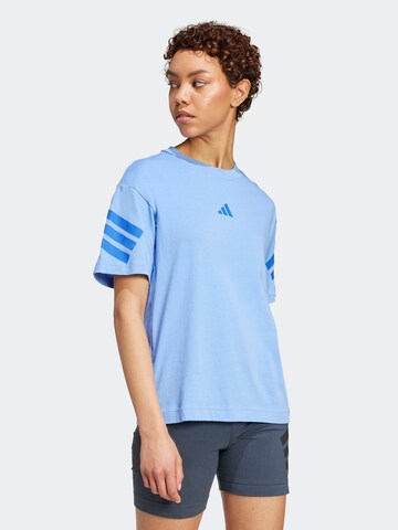 ADIDAS SPORTSWEAR Функционална тениска 'Future Icons' в синьо: отпред