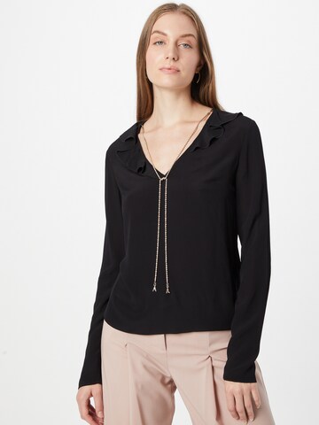 PATRIZIA PEPE Blouse in Zwart: voorkant