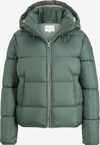 TOM TAILOR DENIM Winter Jacket in Green: front