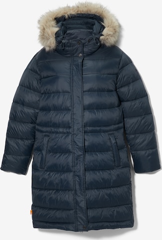 TIMBERLAND Zimní kabát – modrá: přední strana