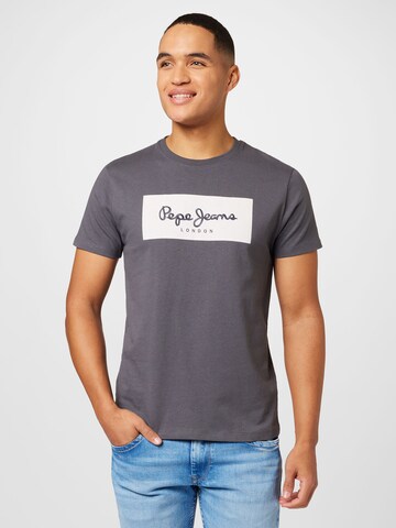 Pepe Jeans T-Shirt 'AARON' in Schwarz: Vorderseite