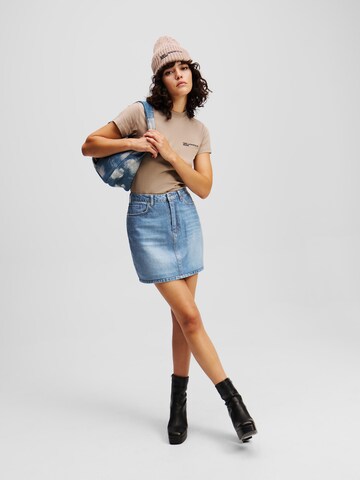 KARL LAGERFELD JEANS Rock in Blau