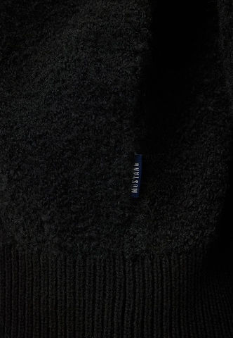 MUSTANG Knit Cardigan 'Eleanor' in Black
